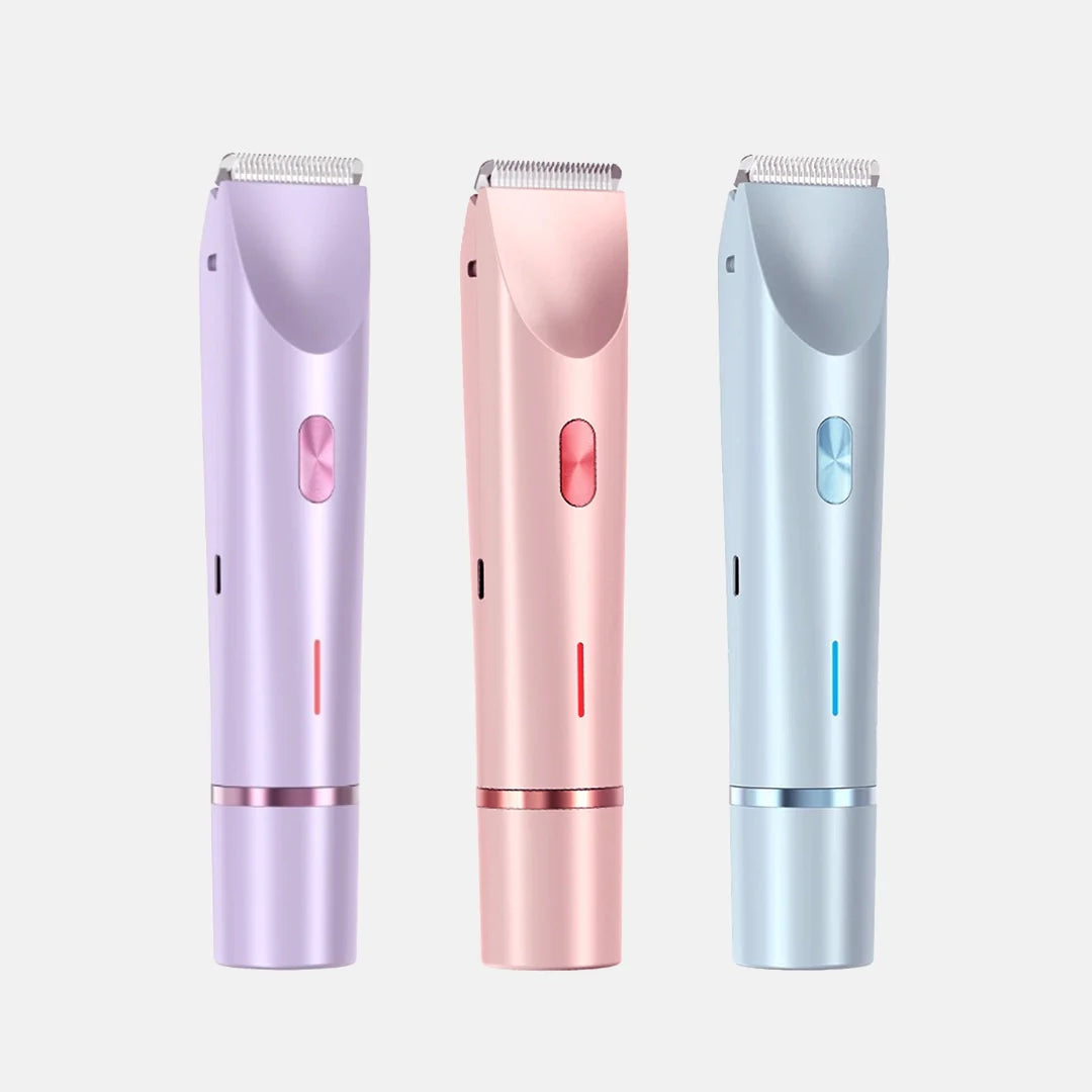 Dual Head Bikini Trimmer for Women-Painless & Waterproof Remover