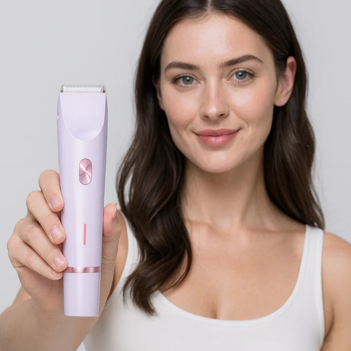 Dual Head Bikini Trimmer for Women-Painless & Waterproof Remover