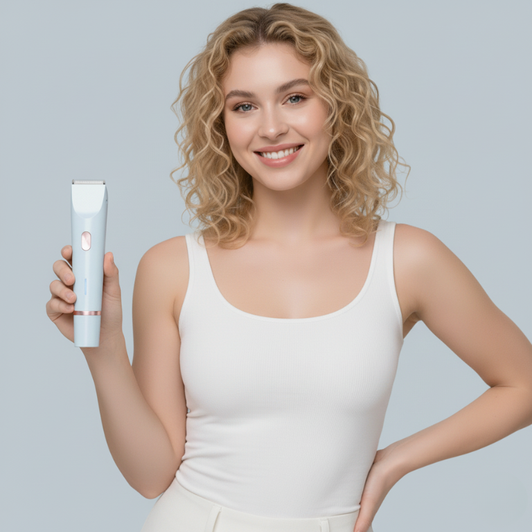 Dual Head Bikini Trimmer for Women-Painless & Waterproof Remover